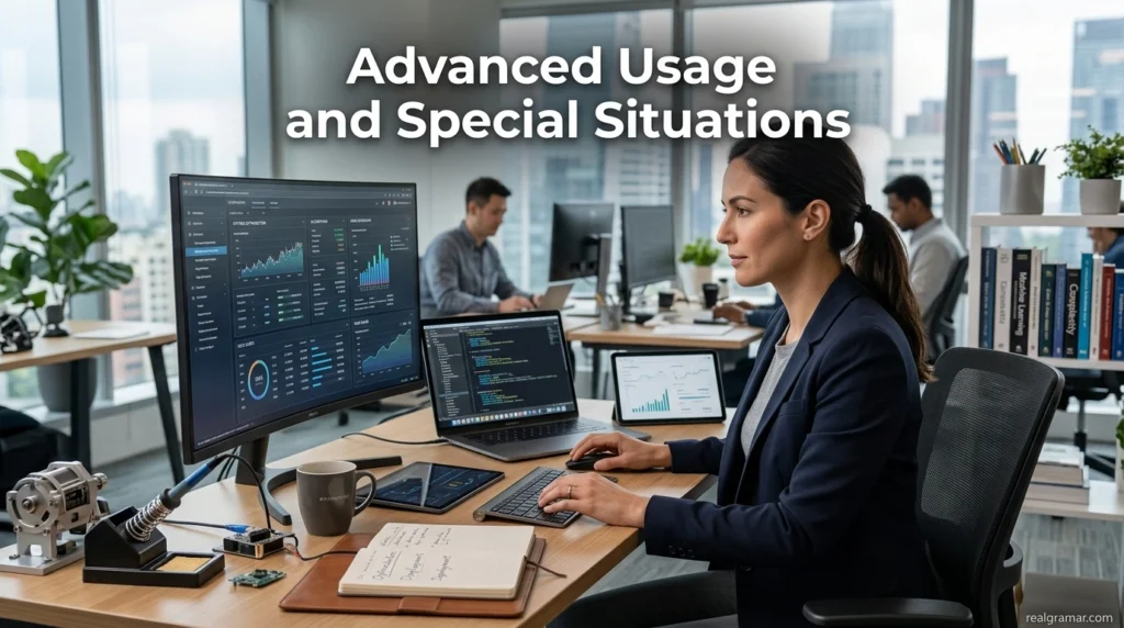 Advanced Usage and Special Situations