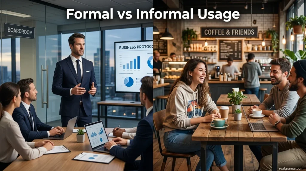 Formal vs Informal Usage