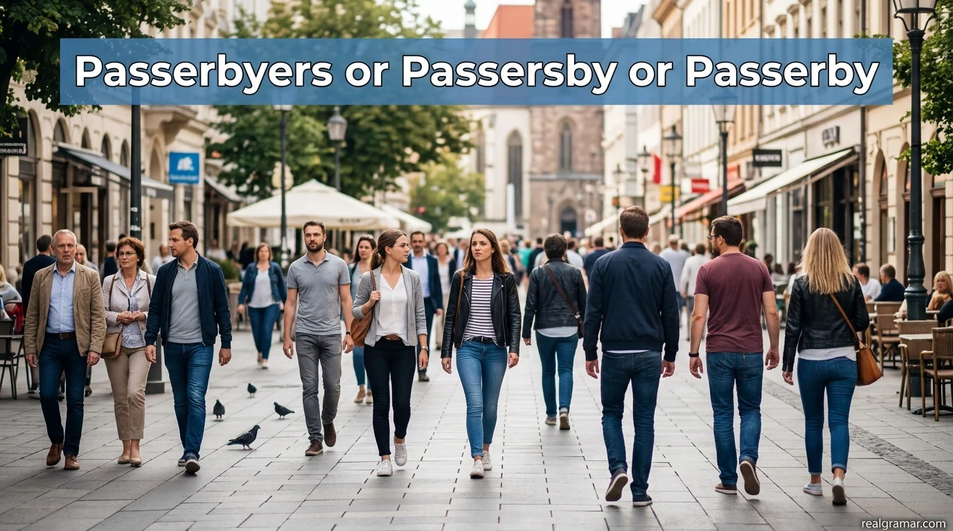 Passerbyers or Passersby or Passerby