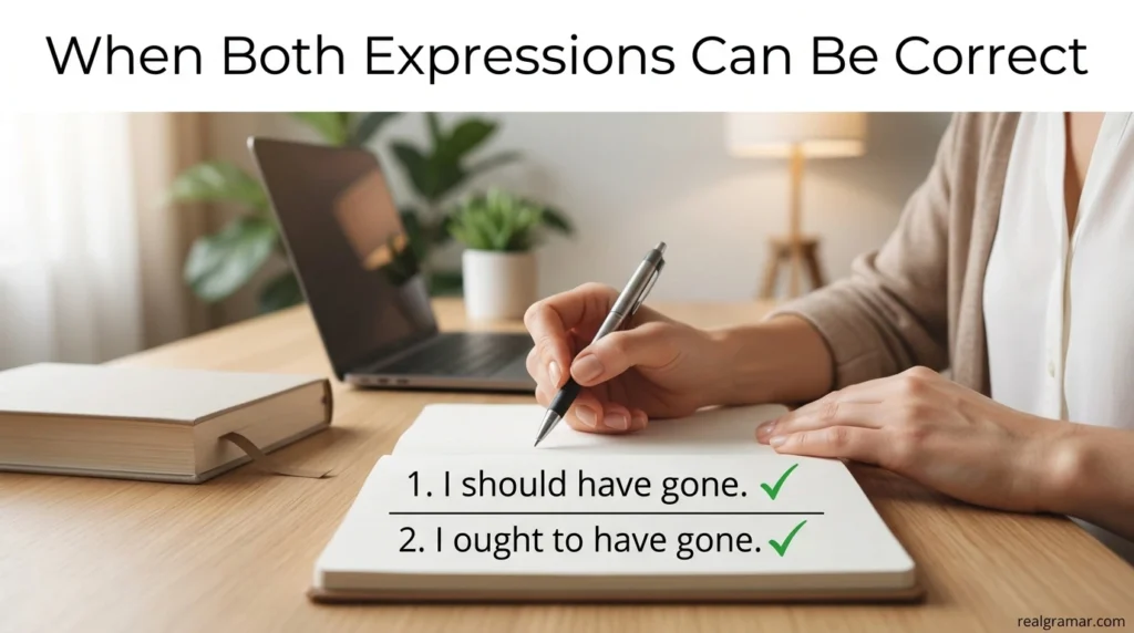 When Both Expressions Can Be Correct