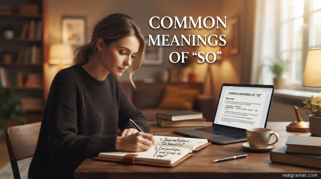 Common Meanings of "So"