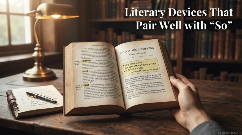 Literary Devices That Pair Well with "So"