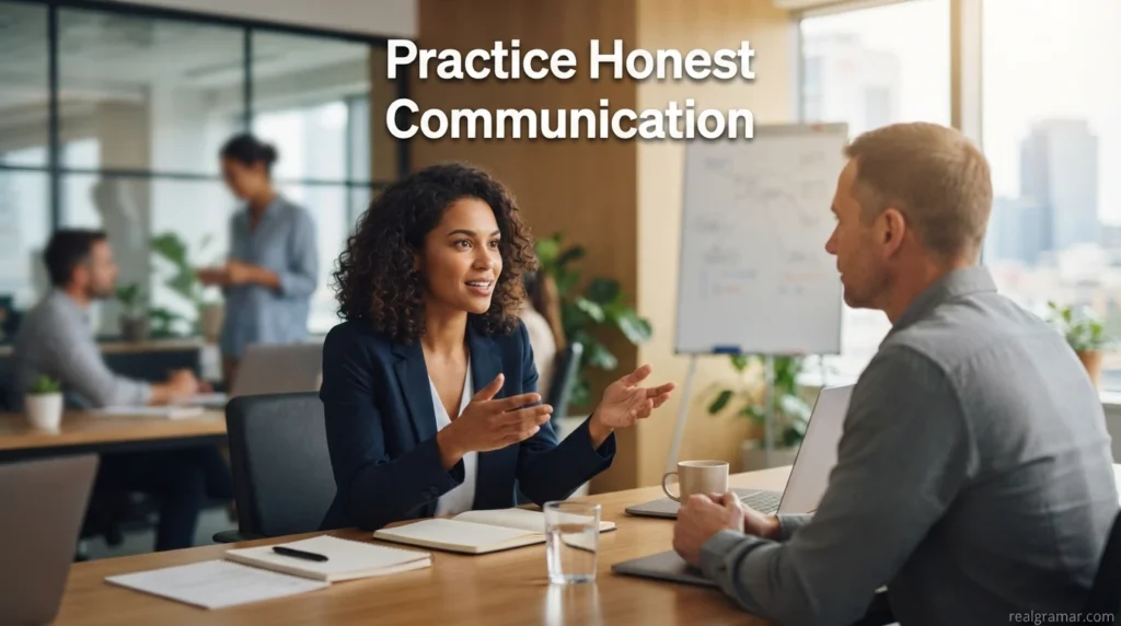 Practice Honest Communication