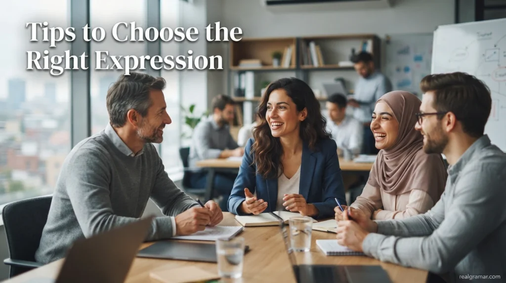 Tips to Choose the Right Expression