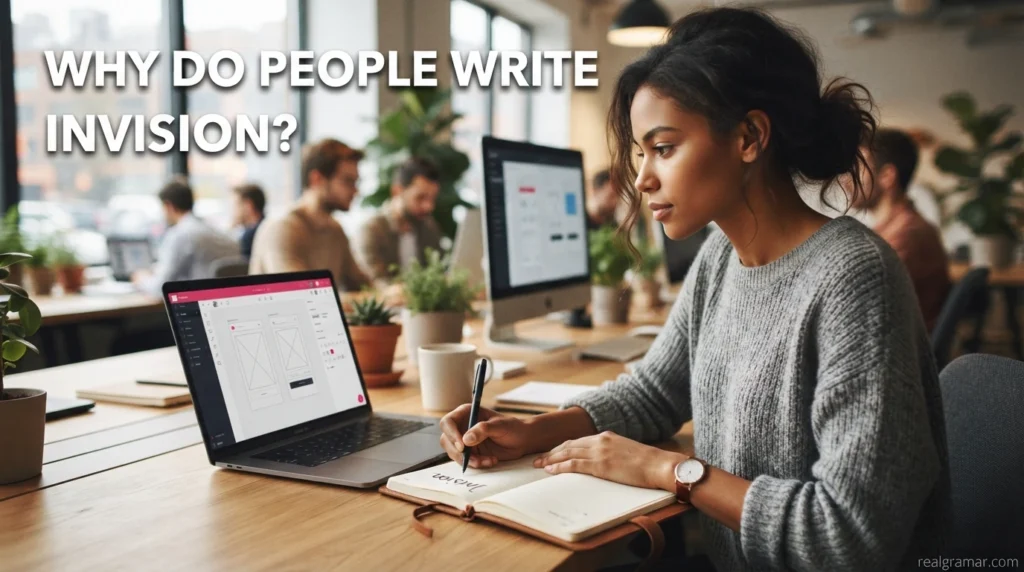 Why Do People Write "Invision"?
