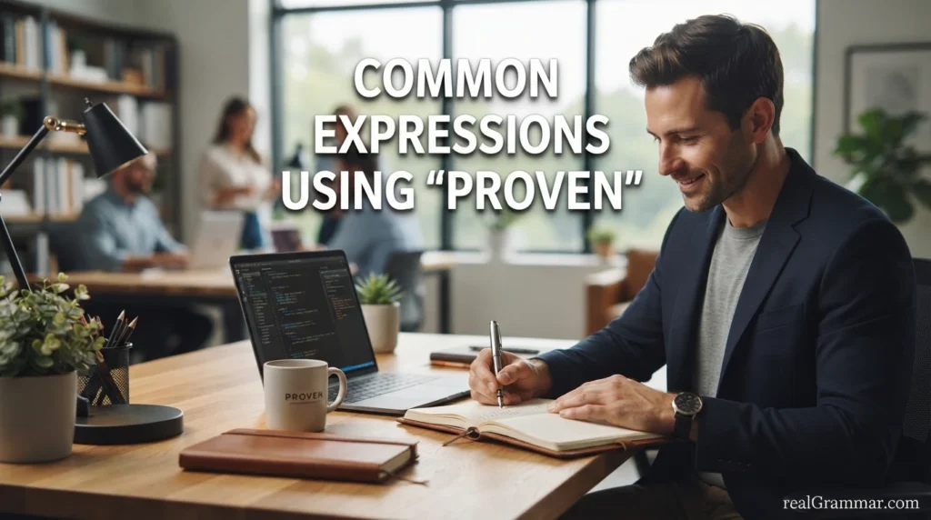 Common Expressions Using "Proven"
