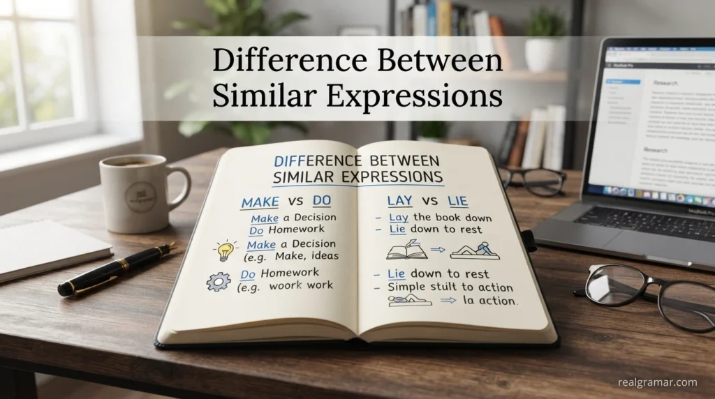 Difference Between Similar Expressions