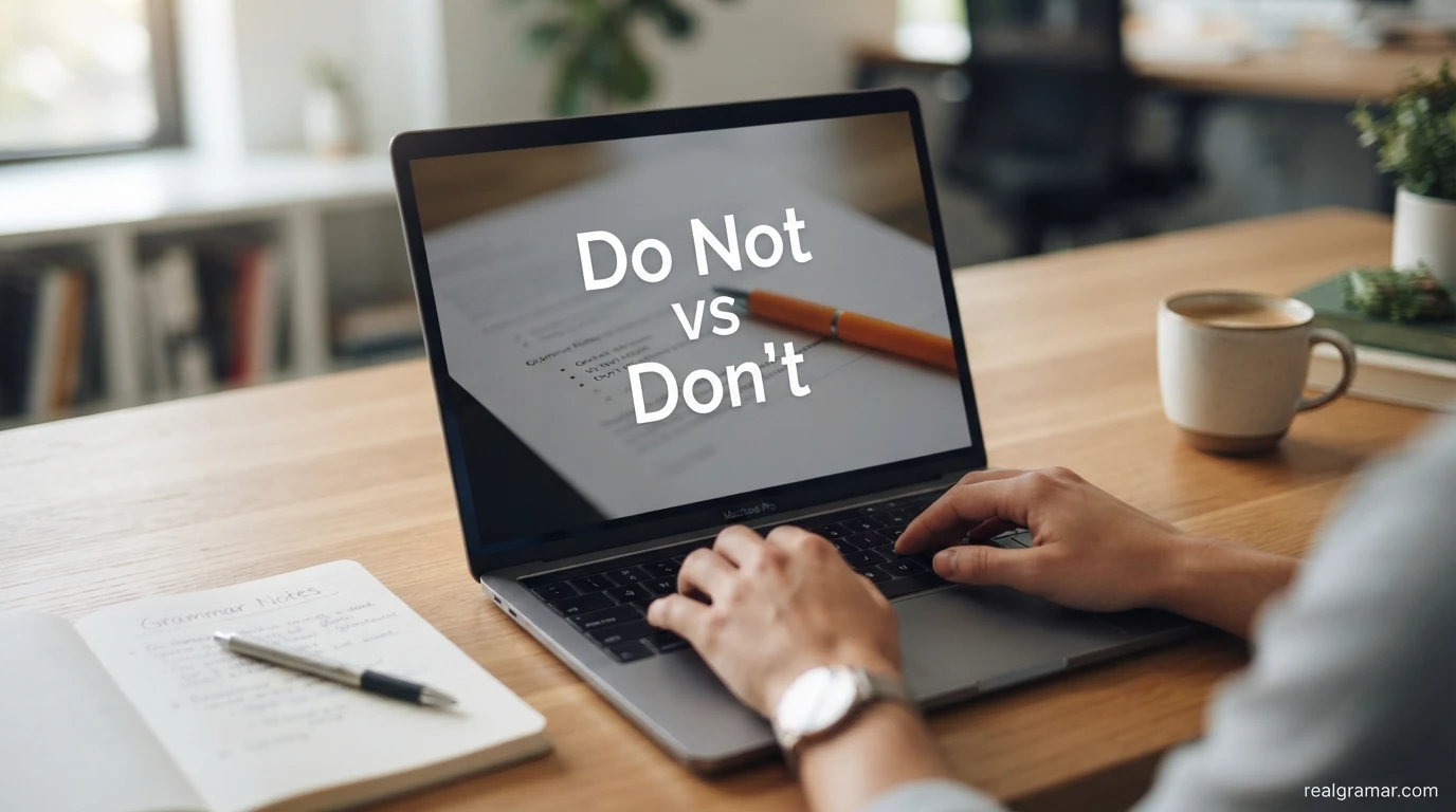 Do Not vs Don't
