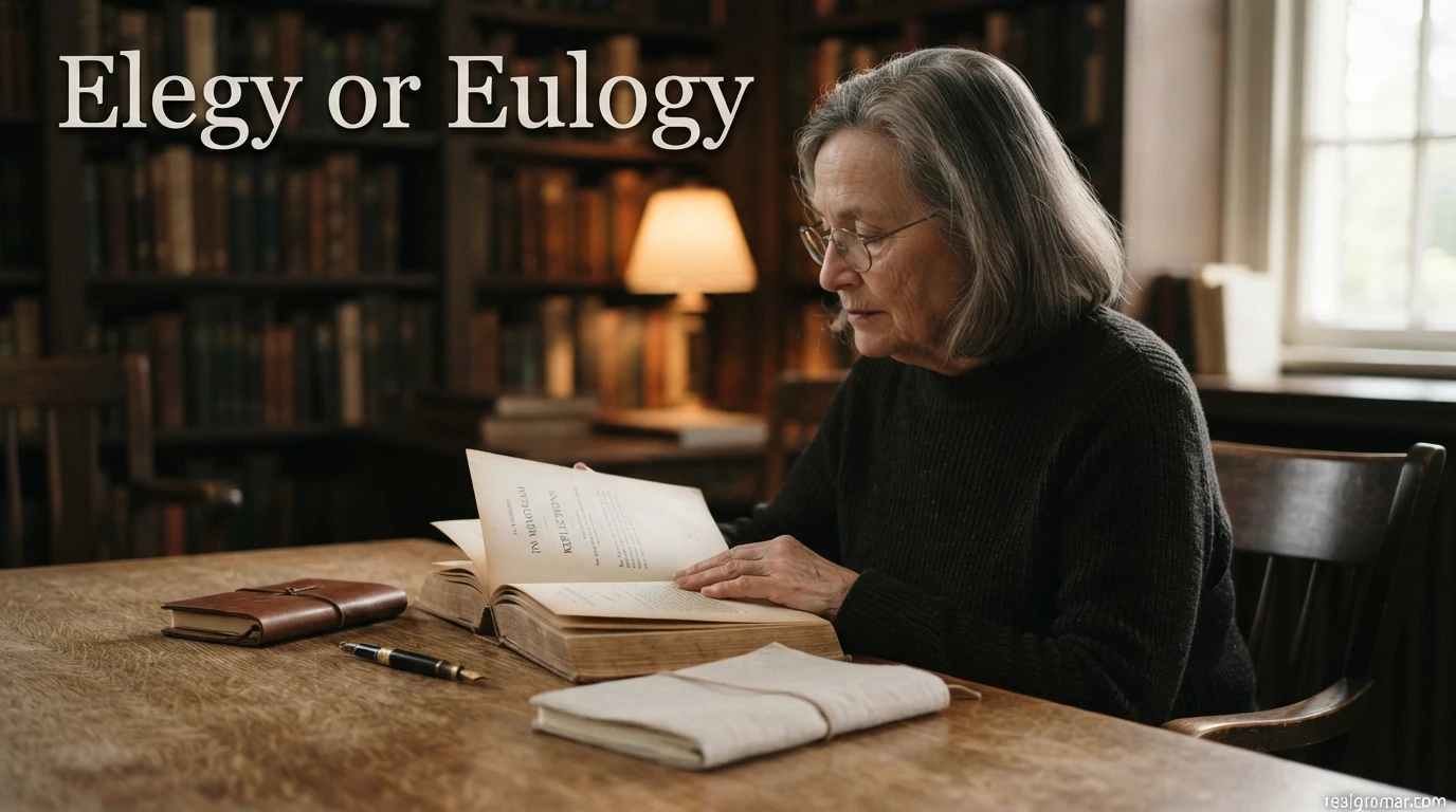 Elegy or Eulogy