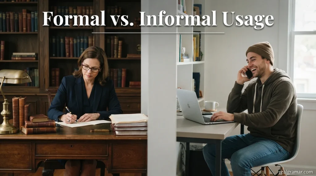Formal vs. Informal Usage