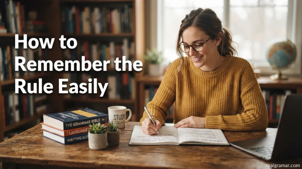 How to Remember the Rule Easily