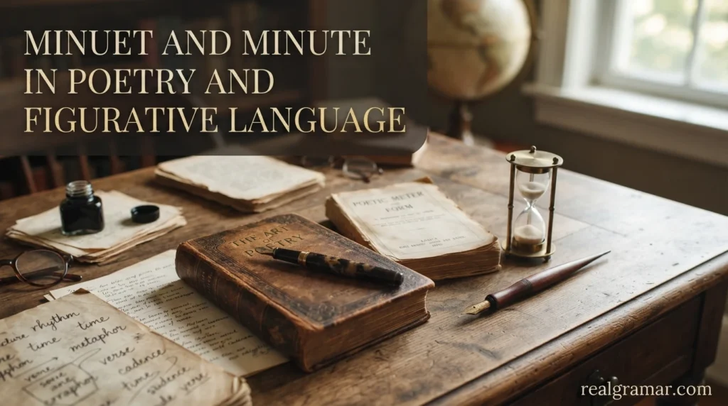 Minuet and Minute in Poetry and Figurative Language