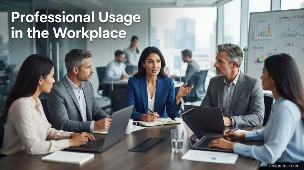 Professional Usage in the Workplace