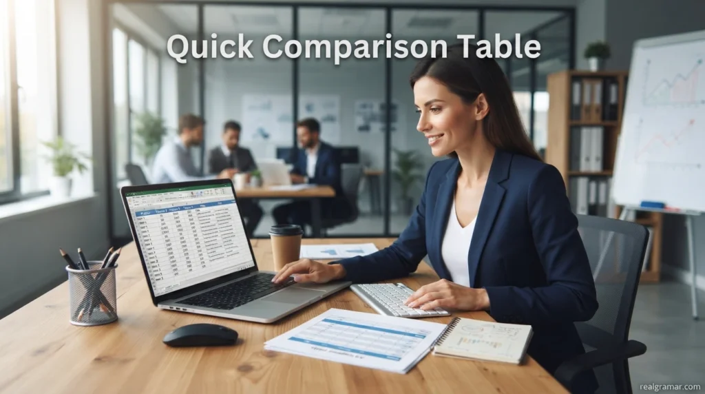 Quick Comparison Table