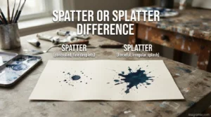Spatter or Splatter Difference