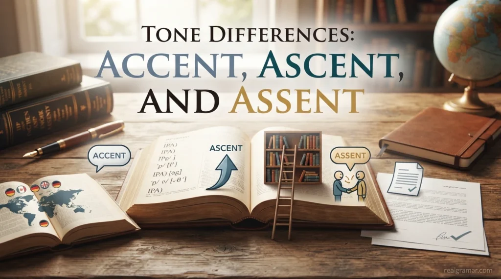 Tone Differences: Accent, Ascent, and Assent