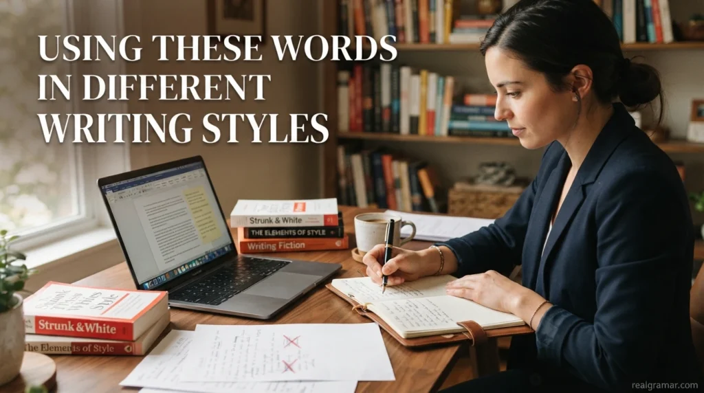 Using These Words in Different Writing Styles