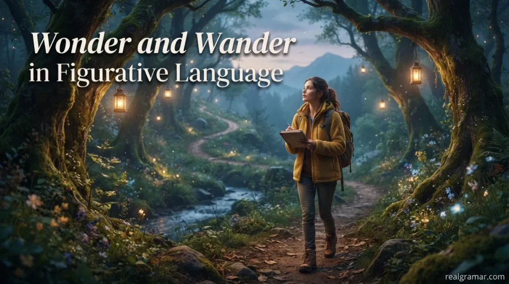 Wonder and Wander in Figurative Language