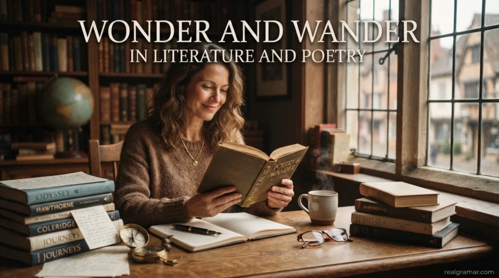 Wonder and Wander in Literature and Poetry
