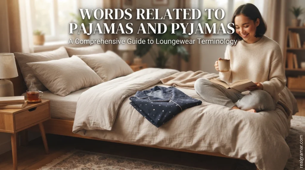 Words Related to Pajamas and Pyjamas