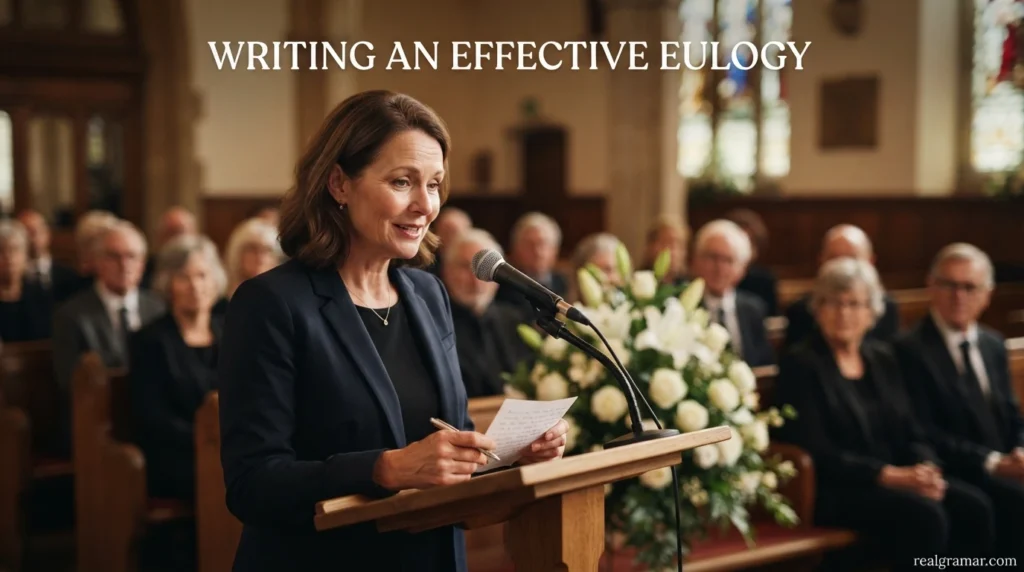 Writing an Effective Eulogy