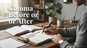 Comma Before or After