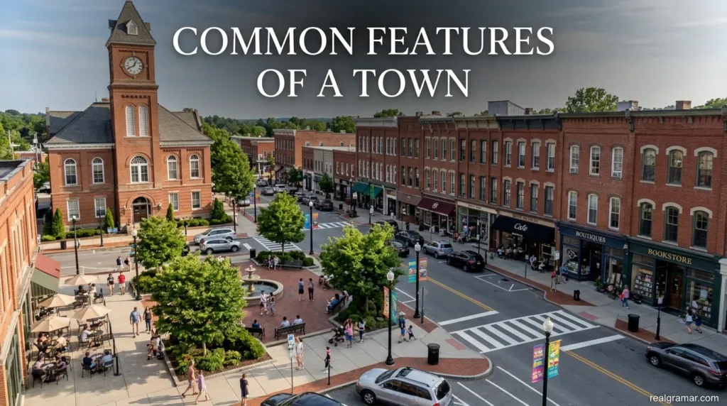 Common Features of a Town
