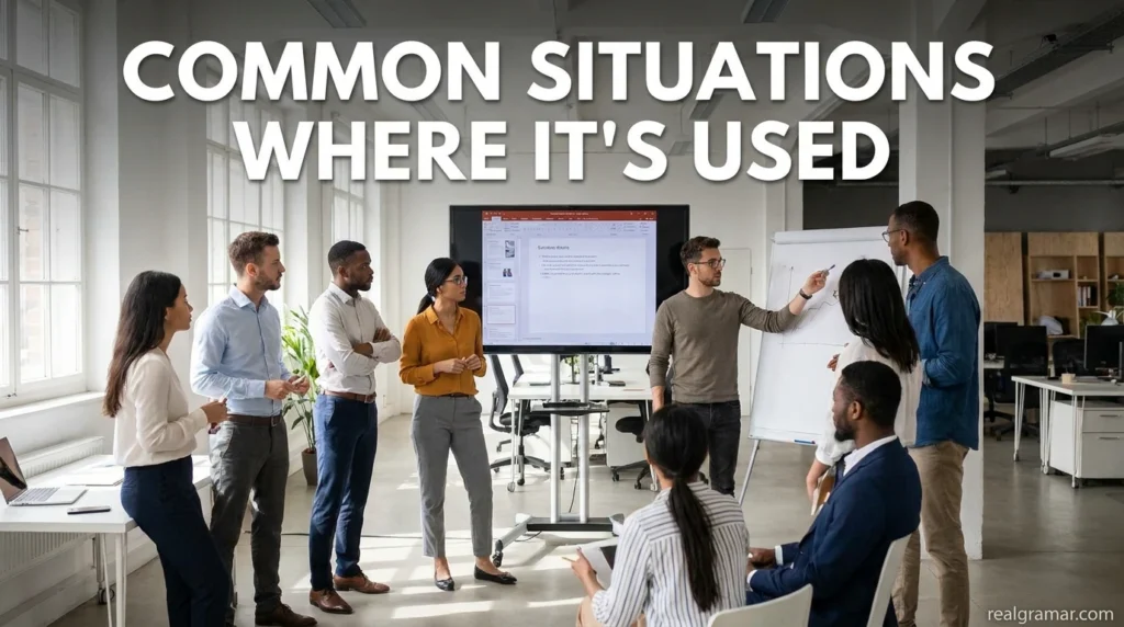 Common Situations Where It's Used