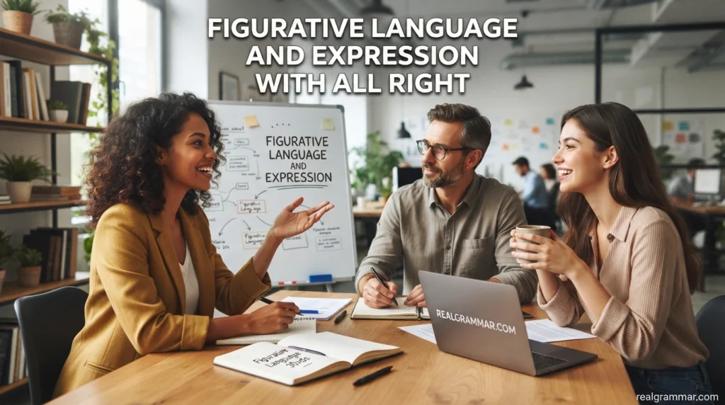 Figurative Language and Expression with All Right
