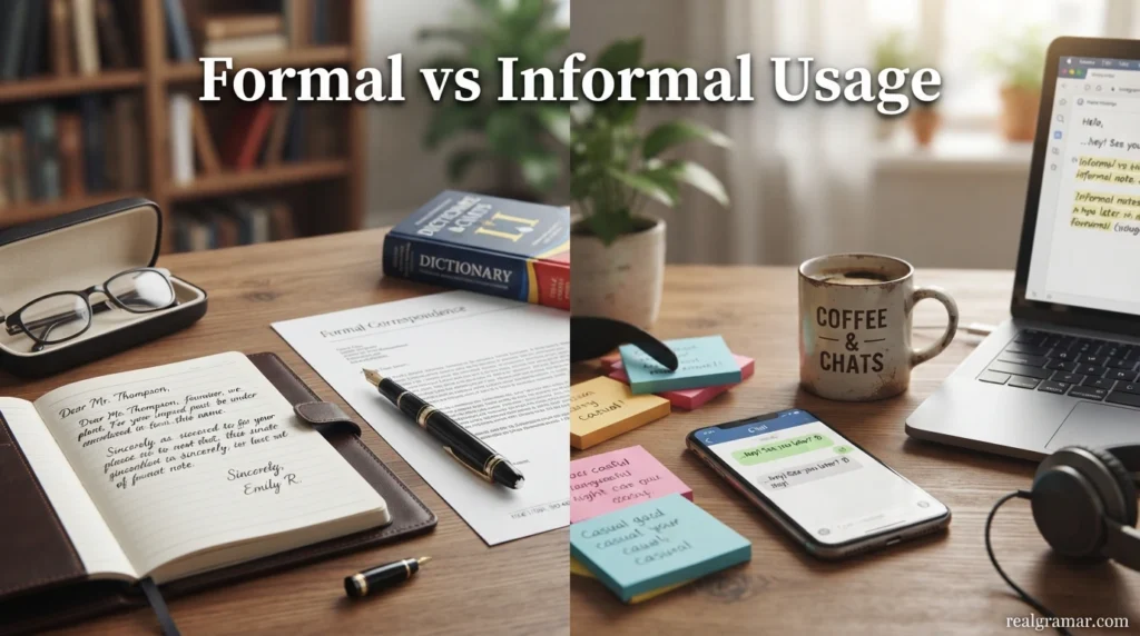 Formal vs Informal Usage