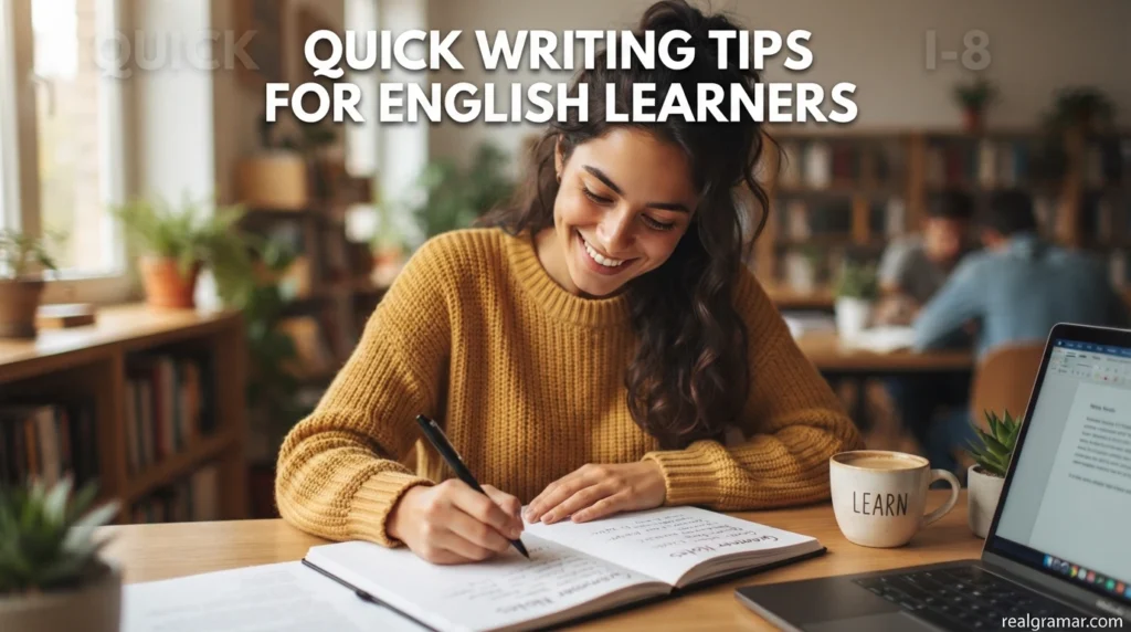 Quick Writing Tips for English Learners