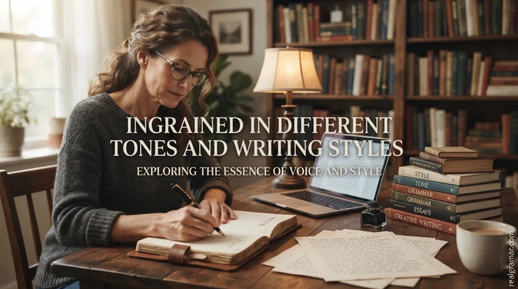 Ingrained in Different Tones and Writing Styles