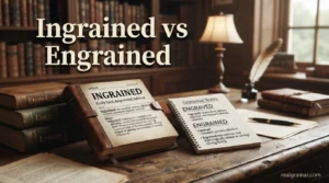 Ingrained vs Engrained