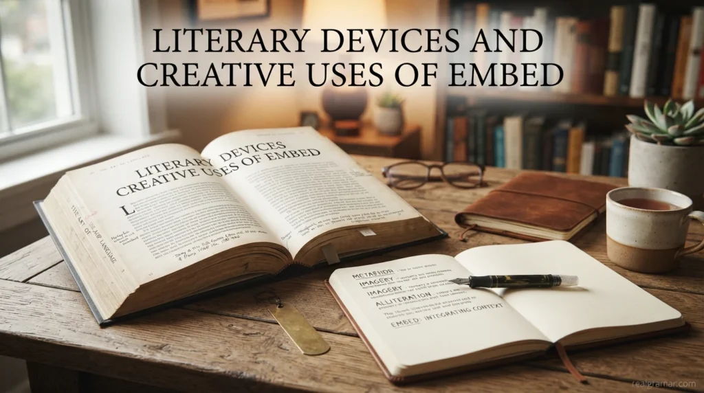 Literary Devices and Creative Uses of Embed