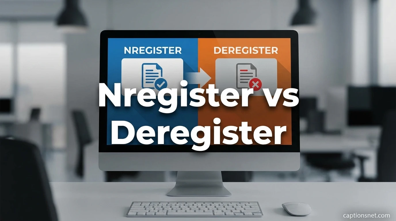 Nregister vs Deregister