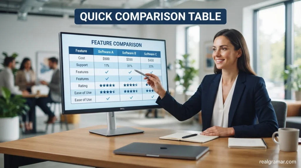 Quick Comparison Table