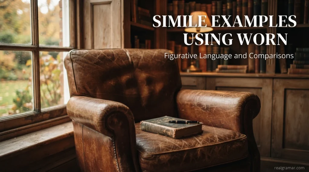 Simile Examples Using Worn