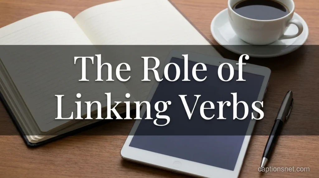 The Role of Linking Verbs