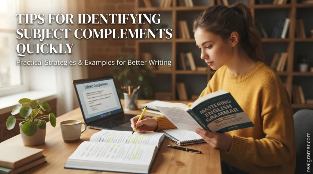 Tips for Identifying Subject Complements Quickly