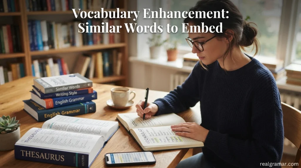 Vocabulary Enhancement: Similar Words to Embed