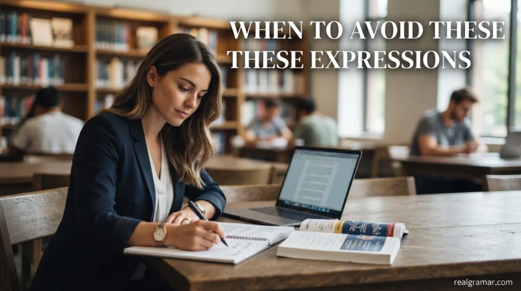 When to Avoid These Expressions