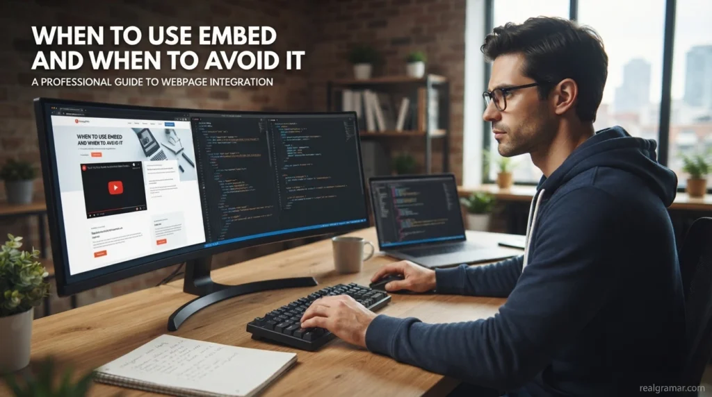 When to Use Embed and When to Avoid It