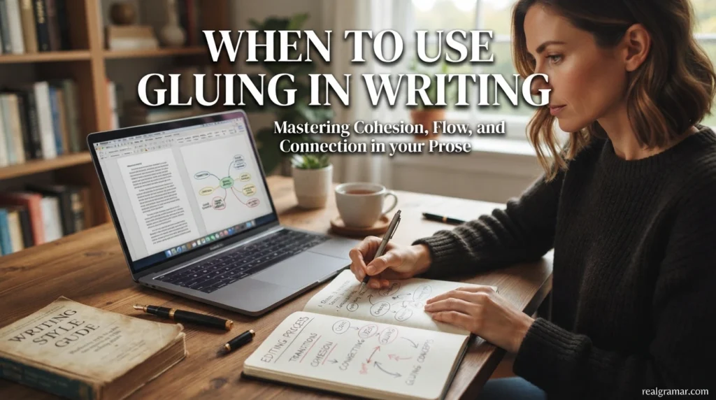When to Use Gluing in Writing