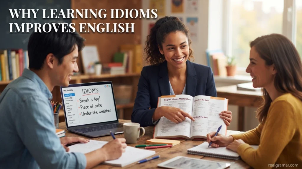 Why Learning Idioms Improves English